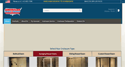 Desktop Screenshot of americanshowerandtubdoor.com